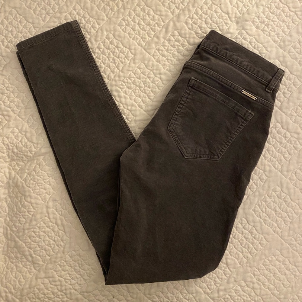 NY & Company Gray Corduroy Pants Size 4